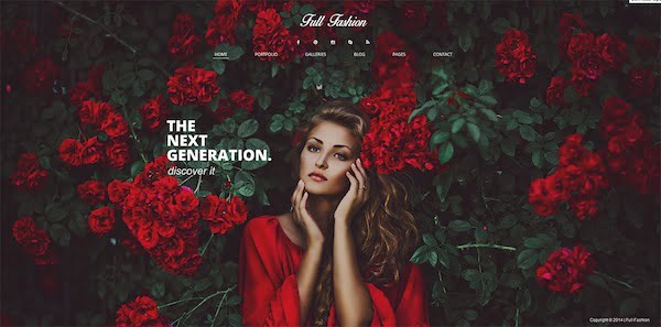 Full Fashion: Full-Screen WordPress Theme