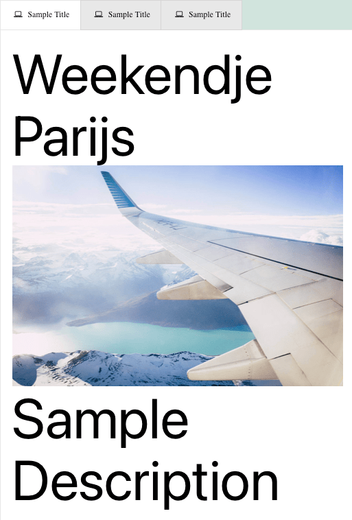 Tabs Responsive