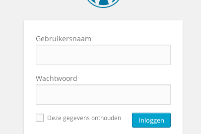 WordPress inloggen