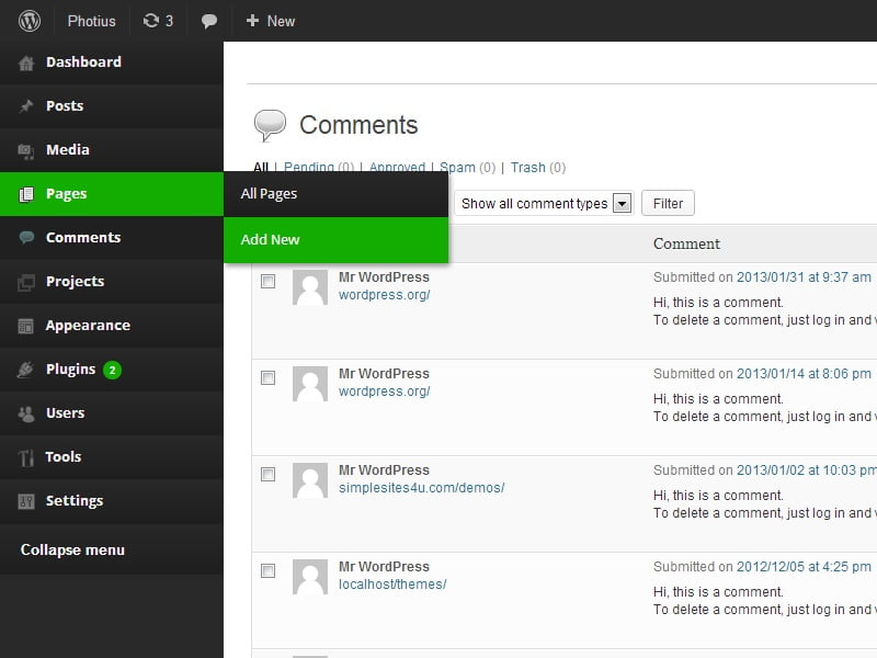 EZ WordPress
