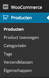 WooCommerce producten