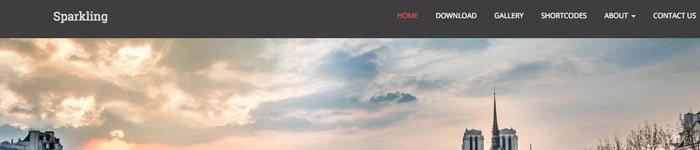 Sparkling WordPress Bootstrap Theme