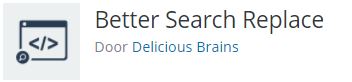 Better Search and Replace