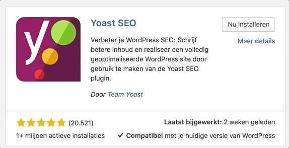 Plugins installeren