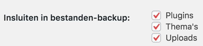 Bestanden-backup