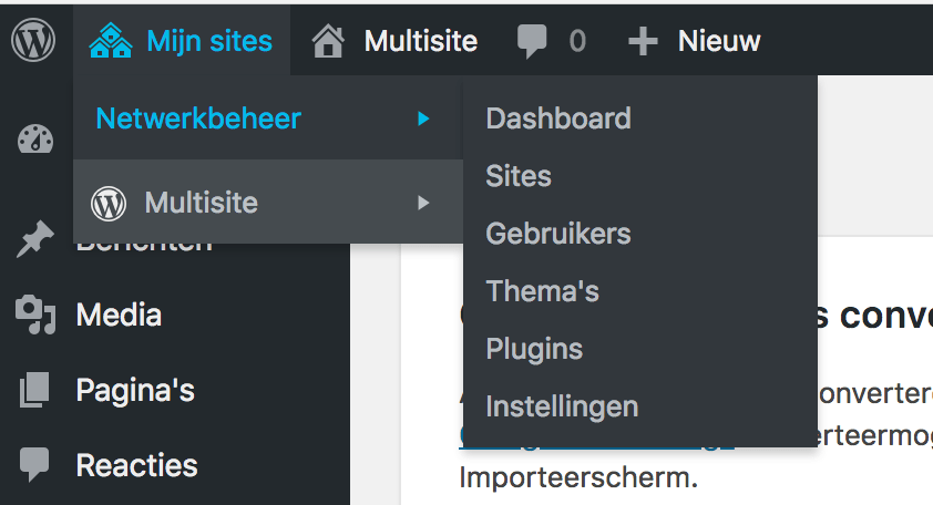 Multisite-beheer