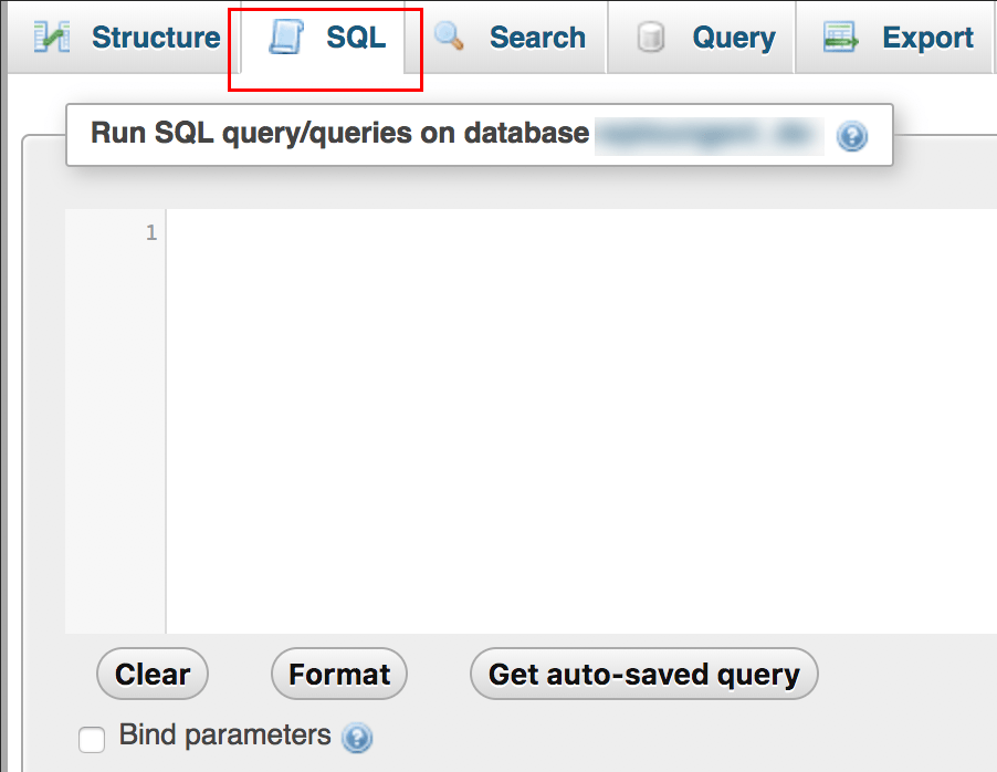 SQL in phpMyAdmin