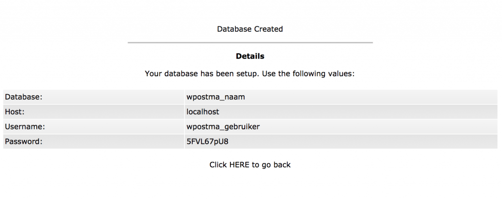 Database-gegevens