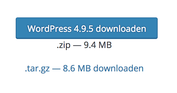 WordPress downloaden