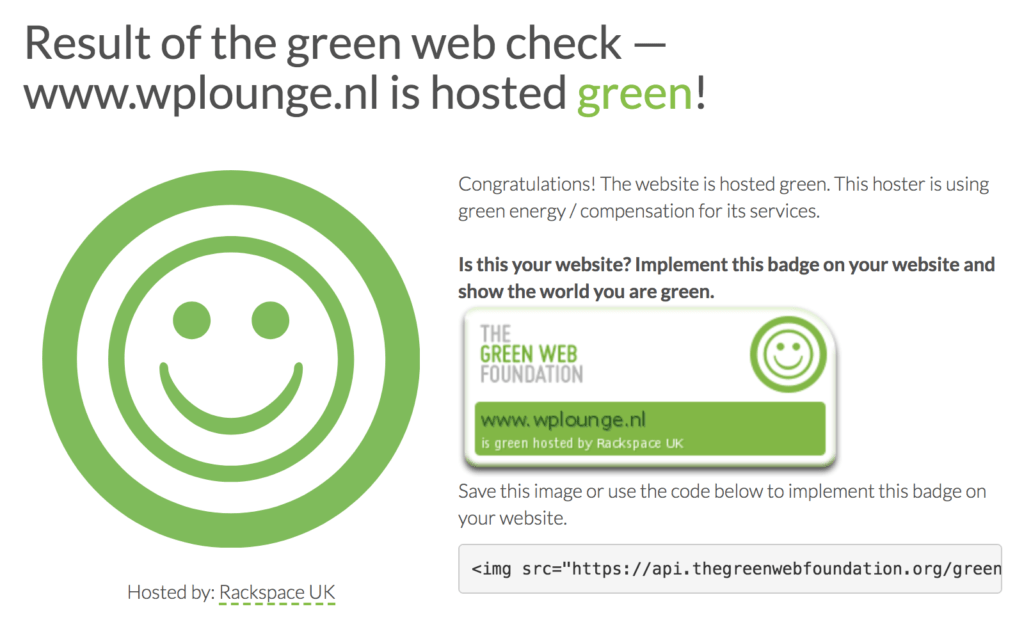 Groene hosting
