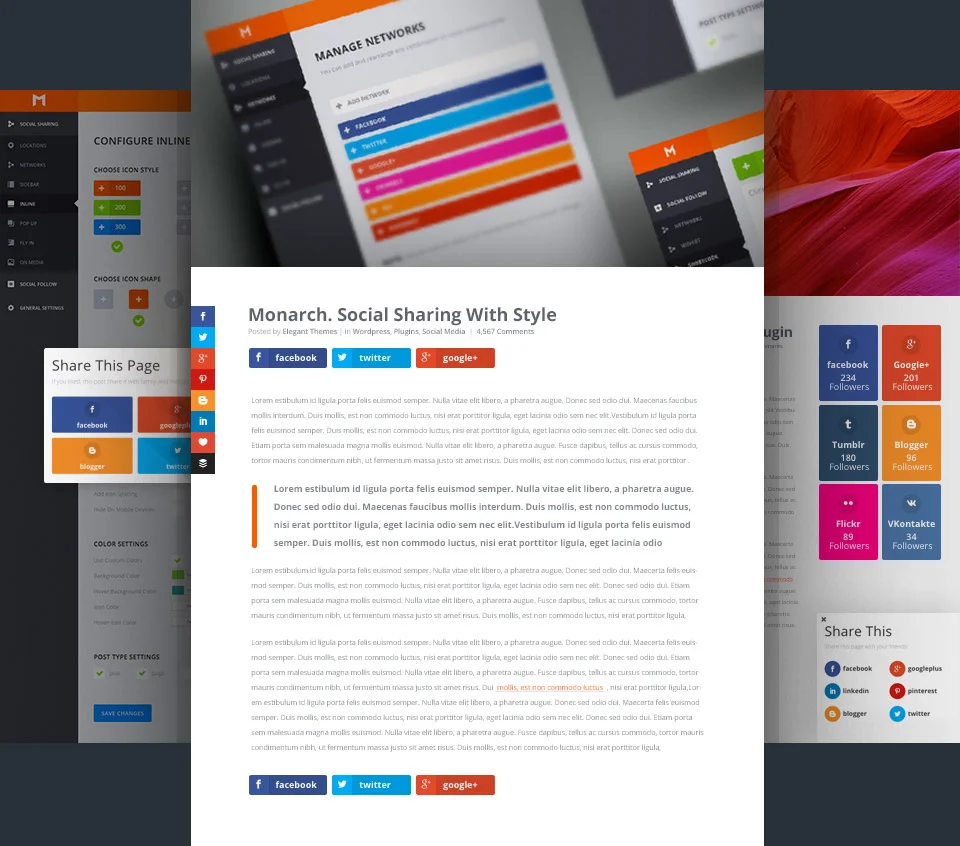 WordPress social media plugins