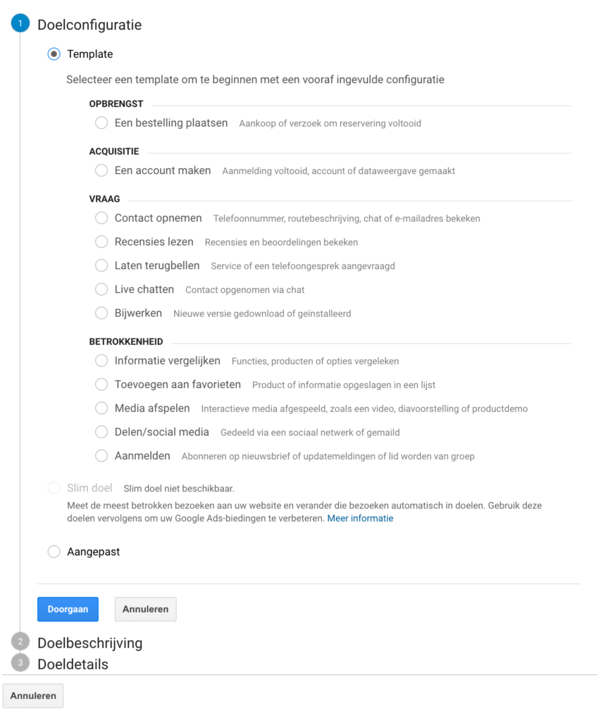 Doelconfiguratie