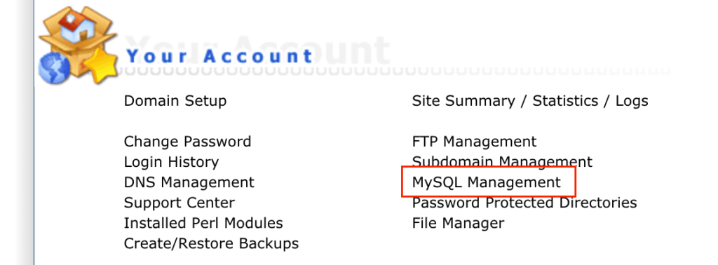 MySQL Management