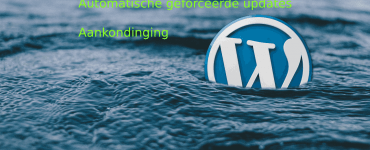 WordPress automatische geforceerde update