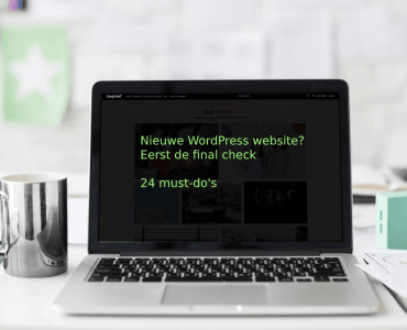 Nieuwe WordPress website