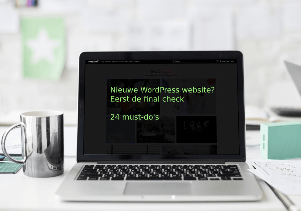 Nieuwe WordPress website