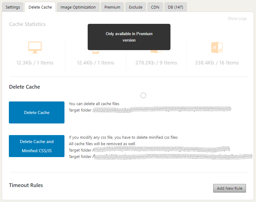 Cache Plugin WP Fastest Cache