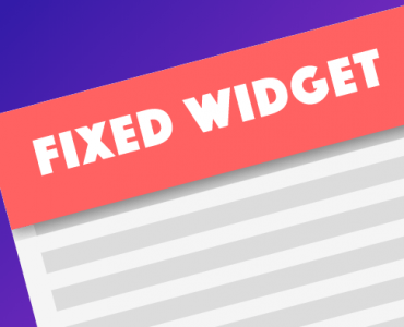 Fixed widget