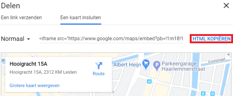 HTML Google Maps