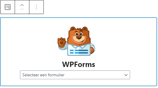 WPForms blok