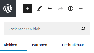 Blokken zoeken