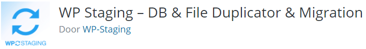 WP Staging Plugin