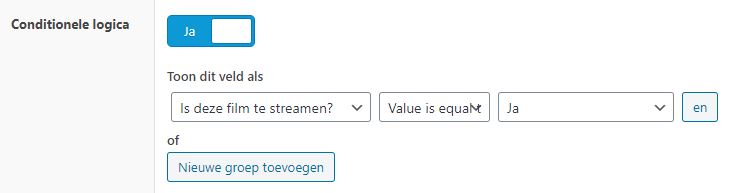 ACF Conditionele logica
