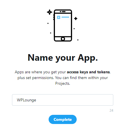 Developer App Twitter