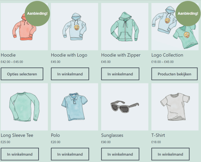 WooCommerce webshop