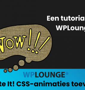 CSS-animaties toevoegen in WordPress met Animate It