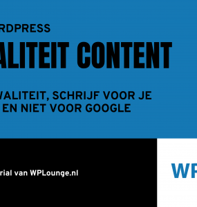 Kwalitatieve content schrijven